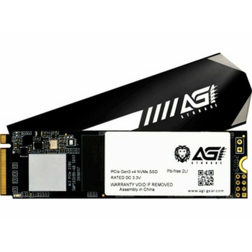 Твердотельный накопитель M.2 2280 1TB AGI AI198 Client SSD PCIe Gen3x4 with NVMe, 2000/1690, IOPS 214/243K, MTBF 1.6M, 3D NAND TLC, 400TBW, 0,37DWPD, RTL (610347) {100}